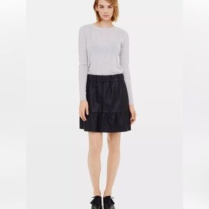 Club Monaco pleather skirt